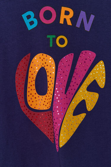 Camiseta cropped love | Desigual